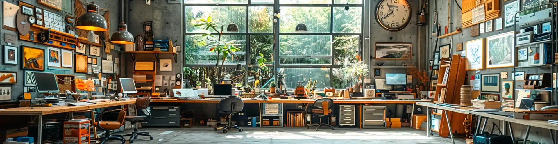 Creative studio workspace